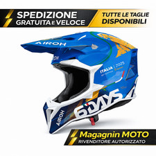 CASCO CROSS AIROH WRAAAP 6DAYS ITALY 2025 GLOSS ECE 22.06 WRASDIT25