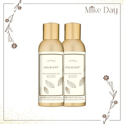 Thymes Goldleaf Goldleaf Home Fragrance Mist 3 oz x 2 pcs - Brand New