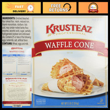 Restaurant Quality Waffle Cone Mix 5lb (2 Bags) - Perfect for Ice Cream Shops!