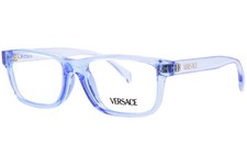 Versace VK3013U 5535 Eyeglasses Youth Kids Boy's Transparent Blue Full Rim 49mm
