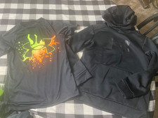 Under Armour Kid  s boys shirt  sweatshirt lot Youth Size Medium