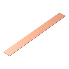1 PCS Copper Flat Bar Stock, 1/8 T, 1 W, 10 L, 99.9 Solid C110 Metal Sheet