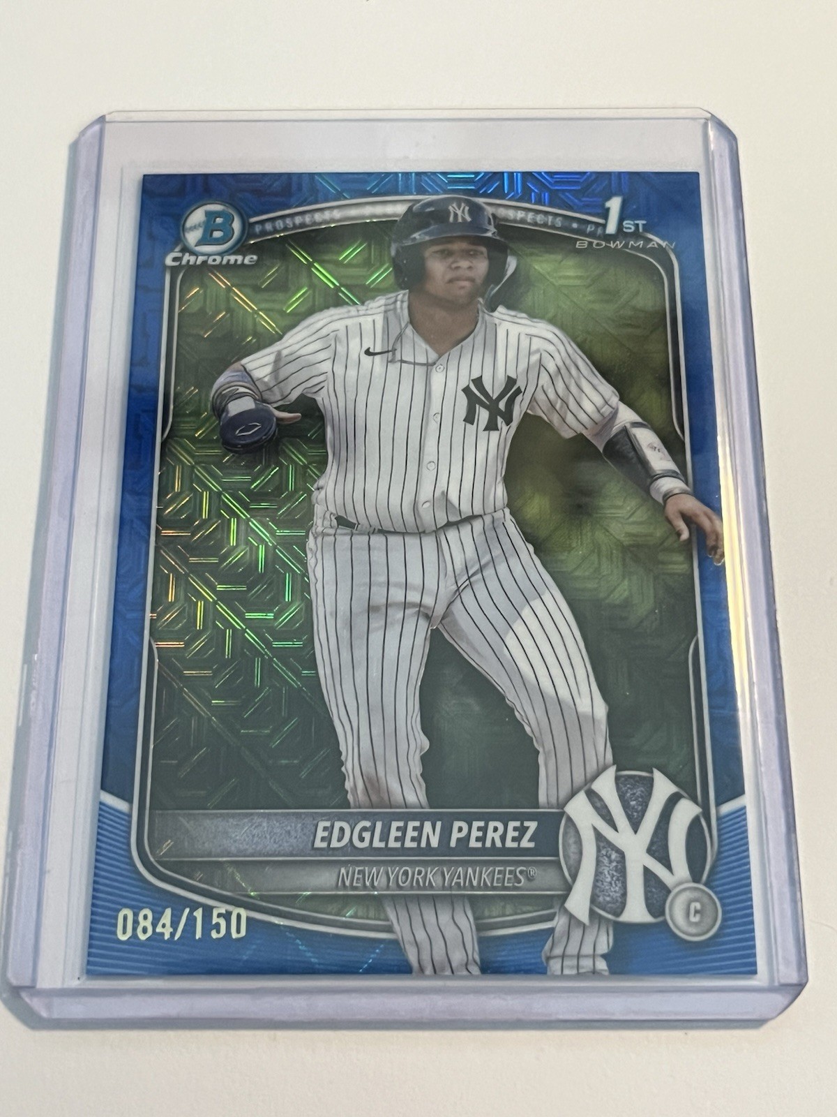 2025 Bowman Chrome Edgleen Perez Blue Mojo /150 #BCP-80