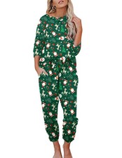 Ekouaer Womens Pajamas Set Long Sleeve Loungewear Soft Lounge Set Joggers with