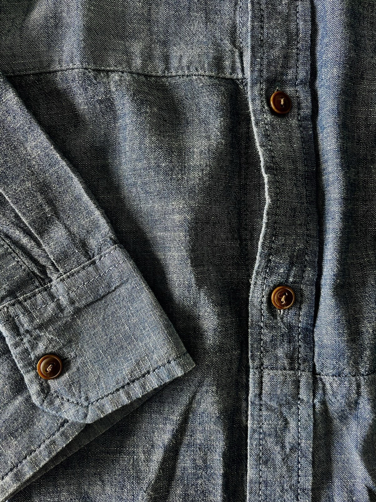 Levi’s Special edition Chambray Patchwork XL Men … - image 9