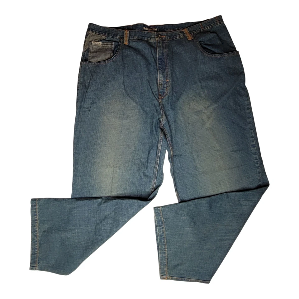 Pantalones de mezclilla informales para hombre DNM Attitude piernas sueltas talla 48 x 33 estilo 98550 Foto 2 de 4