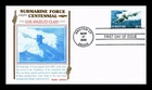 DR JIM STAMPS US COVER LOS ANGELES CLASS NAVY SUBMARINES FDC PANDA CACHET