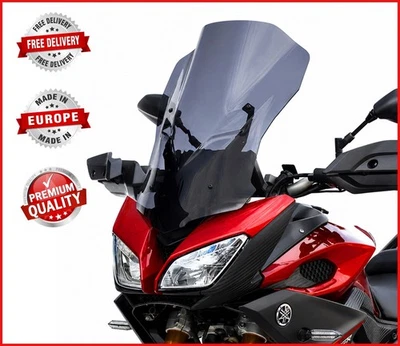 YAMAHA MT-09 TRACER 57 CM 2015 - 2017 HAUTE PARE-BRISE TOURING ÉCRAN 5 COULEURS - Photo 1/4