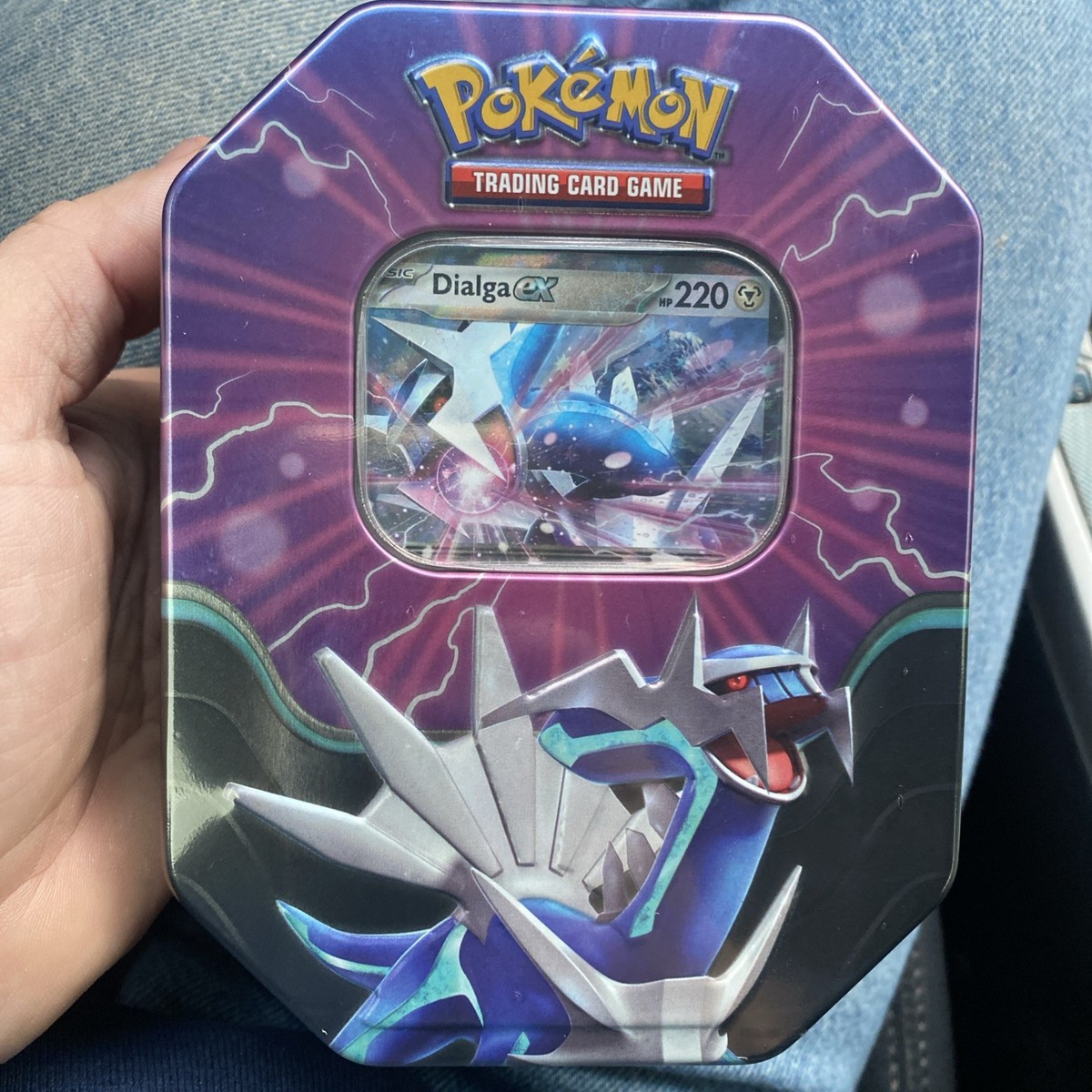 pokémon trading card game azure legends tin dialga ex Pokemon TCG: Azure Legends Tin (Set of 3)