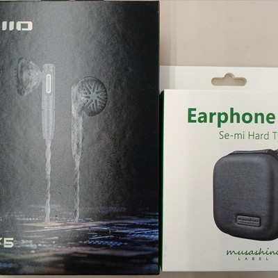 FiiO FF5 Black In-Ear Earphones, Lightweight Aluminum, Silver-Plated Copper