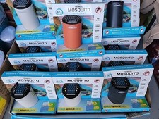 Kit Repelente de Mosquitos 48hr Termocelda Compacta Cañón, Negro, Blanco, NUEVO