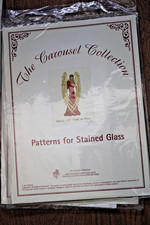 Stained Glass Pattern 27" Angel Carousel Collection 6055-2 Jan Patten