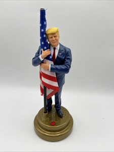 Donald J Trump W Flag - Talking Figure 17 Different Lines In Donald's Own Voice