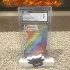 Pokémon TCG Pikachu VMAX Rainbow Rare Holo 188/185 Vivid Voltage CGC 9 2020
