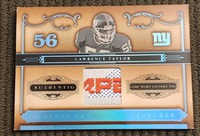 2006 National Treasures Lawrence Taylor Game ...
