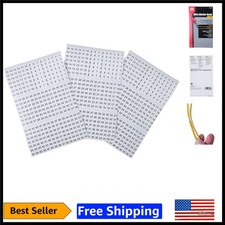 Self-Adhesive Pocket Wire Markers - 45 High-Viz Labels for Safe Wiring Solutions