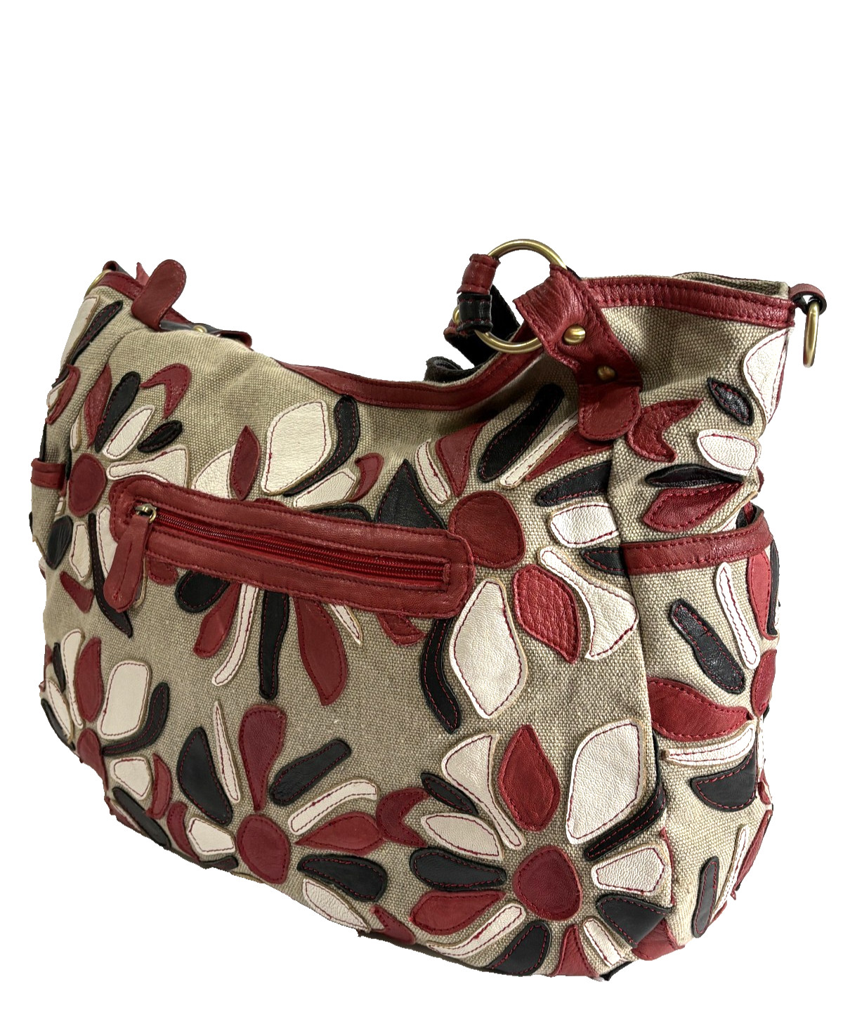 AmeriLeather  Amelia Multi-Color Patchwork Handba… - image 5