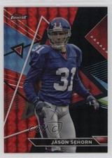 2023 Composite Topps Finest Red Geometric Refractor /15 Jason Sehorn #221 16tx
