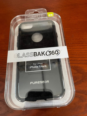 Puregear GlassBak 360 7/6s/6 Protective case w/cleaning kit