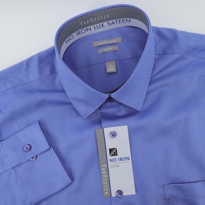 van heusen fitted dress shirts for men Weekend Short Sleeve Solid Camp Shirt main image 1