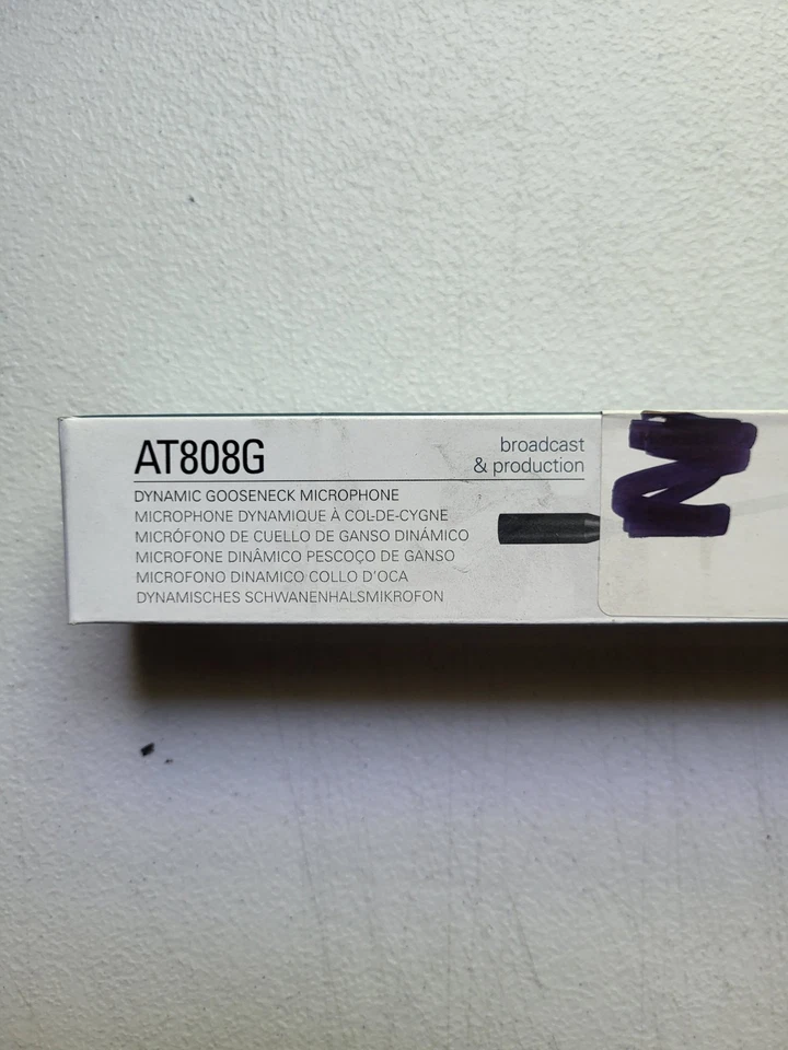 铁三角 AT808G 动态鹅颈麦克风 全新带盒 — 第 2/3 张图片