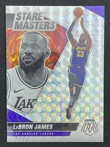 Lebron James 2020-21 Panini Mosaic Stare Masters Mosaic Prizm #3 -sc3