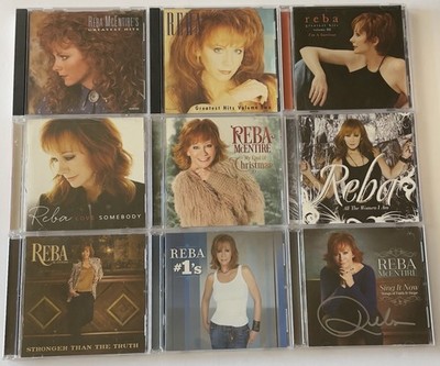 Lot Of 9 Reba McEntire CDs : Greatest Hits 1,2,3 #1 s Love Someone & More