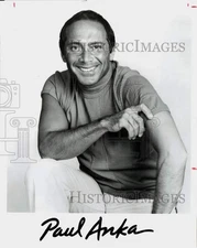Press Photo Musical Artist Paul Anka - sap66502