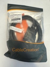 Lot of 7 Cable Creation CD0477 USB 2.0 to RS232 DB 9Pin Serial Cable
