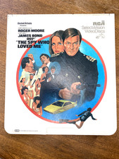 JAMES BOND THE SPY WHO LOVED ME CED SELECTAVISION MOVIE LASER DISC VHS CLASSIC