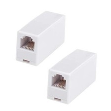 RJ11 Coupler Pack Telephone Phone Line Connector Coupler RJ11 6P4C Inline 2