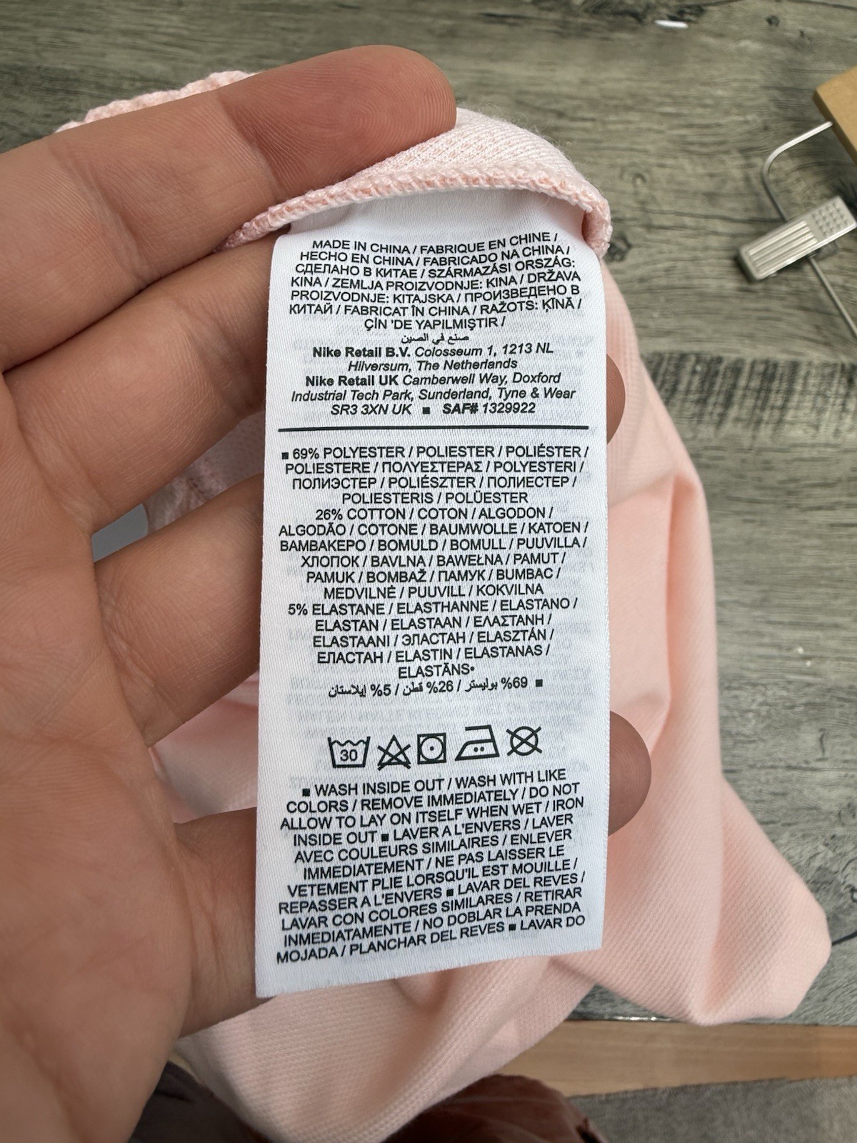 Nike Air Women’s Golf Skirt Pink Pique Stretch DO7604 Summer Tennis Sport Small thumbnail 8