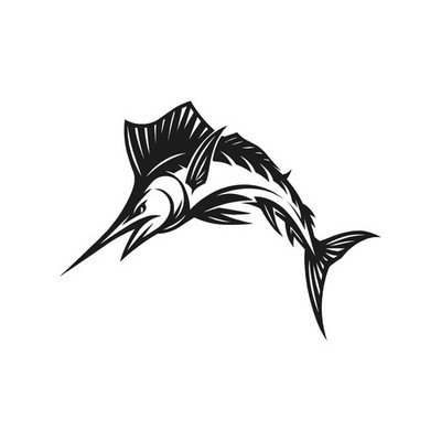 Sailfish Vinyl Decal Boat Sail Fish Sticker