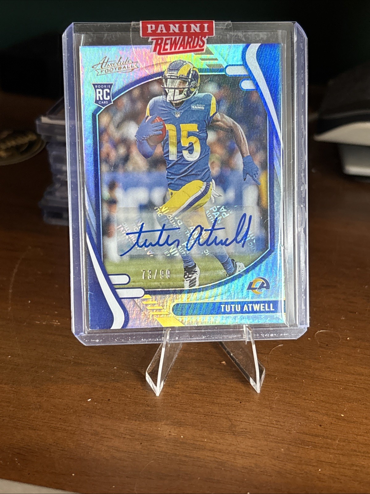 Tutu Atwell Panini Absolute #119 Autograph Spectrum
