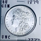 1879 BU GEM MORGAN SILVER DOLLAR UNC MS+++ U.S. MINT RARE COIN 7777