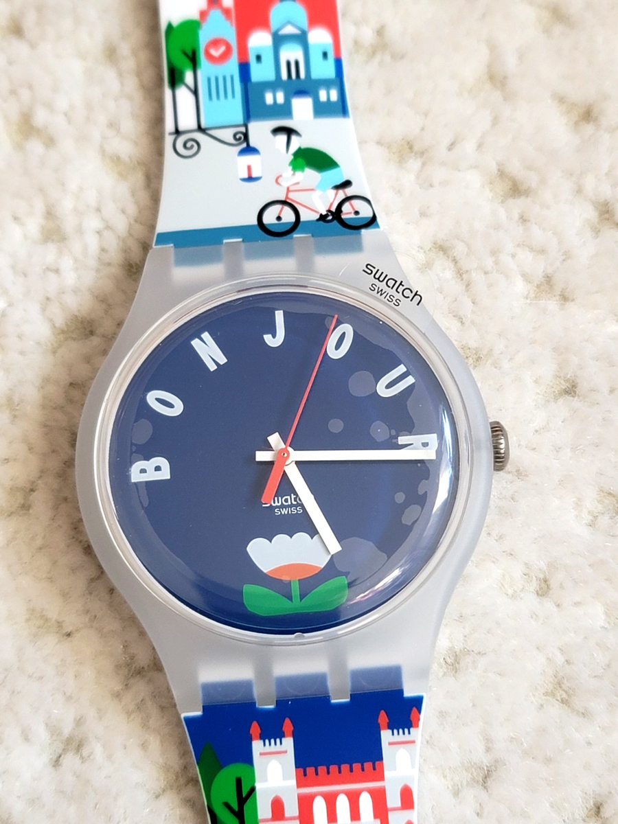 NIB RARE Swatch L'ESPRIT Destination Watch MONTREAL Exclusive