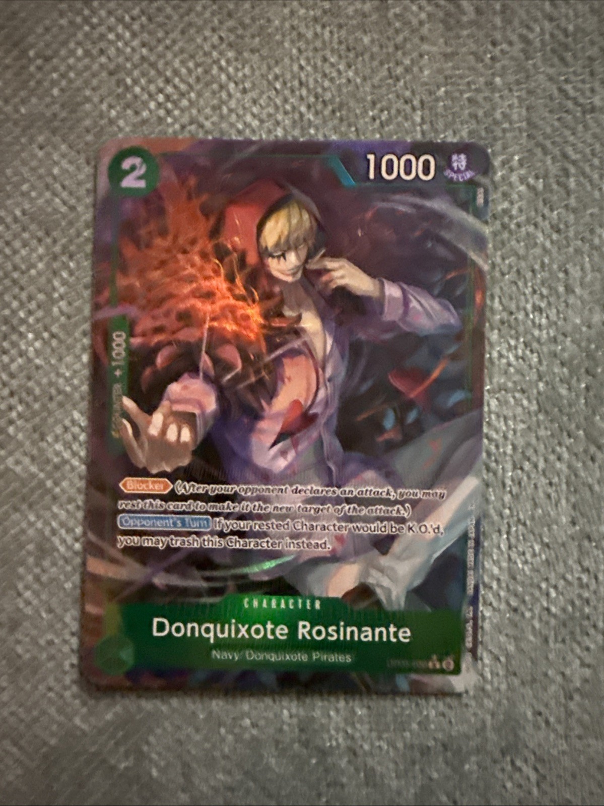 Donquixote Rosinante (Alternate Art) OP05-030 Premium Booster