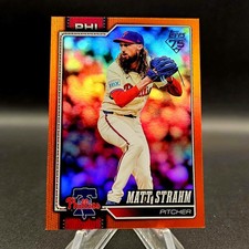 2026 Topps Matt Strahm Orange Rainbow Foil /25 Philadelphia Phillies #298