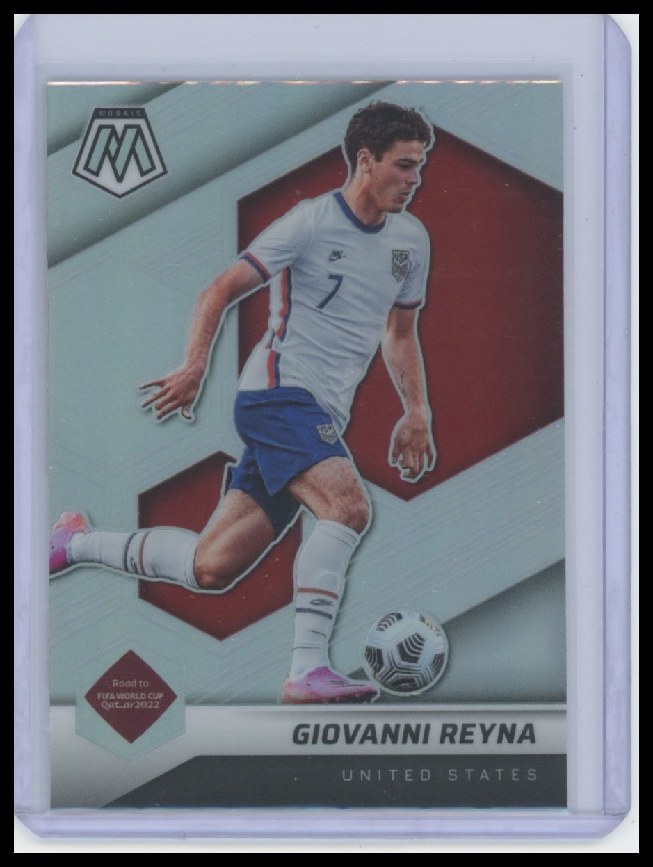2021-22 Panini Mosaic Road to FIFA World Cup #104 Giovanni Reyna Silver