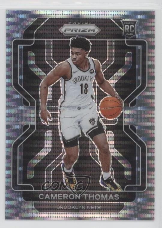 2021-22 Panini Prizm Pulsar Prizm Cameron Thomas #297 Rookie RC 12eq