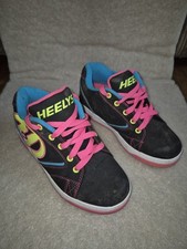 Heelys  Wheeled Trainers Black Pink Yellow White Uk Sized 3