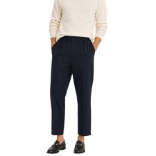 Everlane Wool Blend Pull On Pants Black Elastic Waist Men's M NWOT