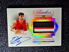 2024-25 Panini Flawless RC Donovan Clingan Rookie Patch Auto Holo /25 MINT 💖🖤