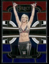 2024 Panini Select WWE #53 Michelle McCool Red and Blue Prizms