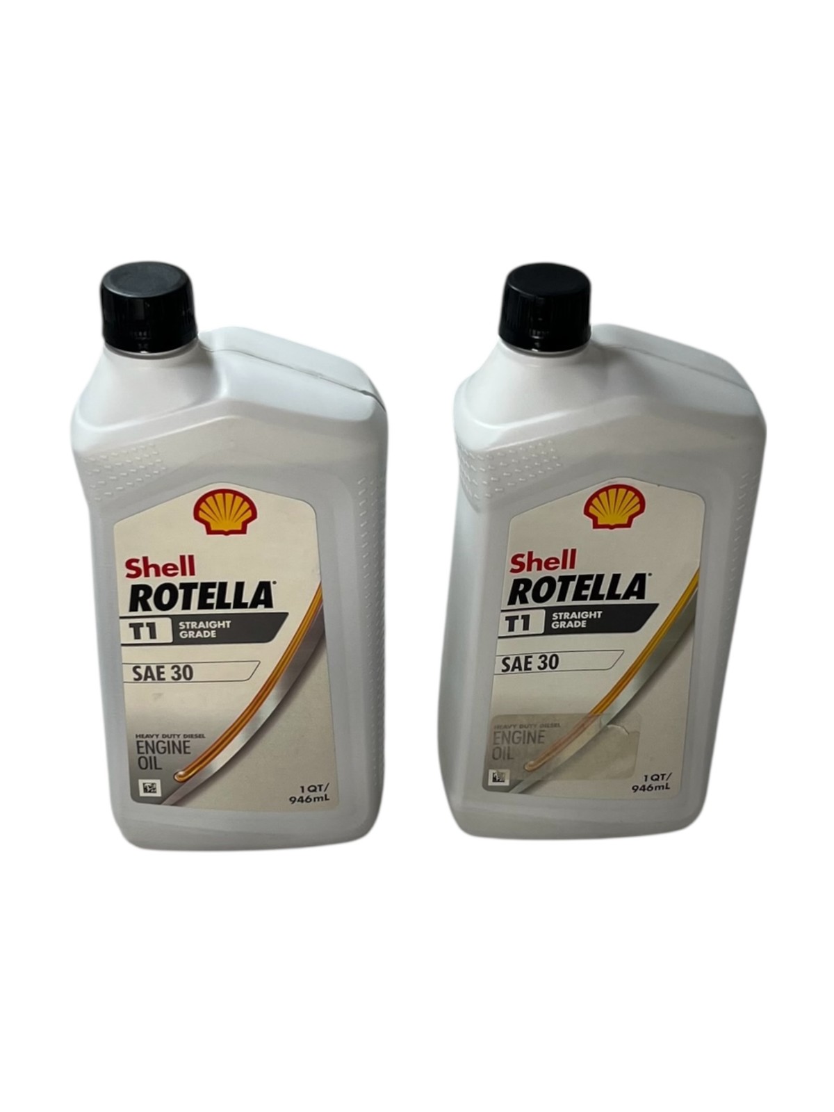 Shell Rotella Hd30 Shell Rotella, SAE 30 T1 Straight Grade Engine Oil, For HD Diesel, 2 ...