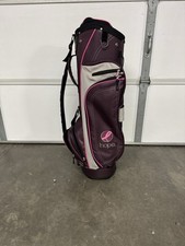 Wilson HOPE 8 Way Golf Bag Purple TEAR ALONG EDGE OF ONE POCKET SHOWN