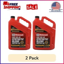 (2 pack) Motorcraft Synthetic Blend Motor Oil...