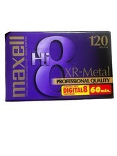 Maxell P6-120XR Metal Professional Quality Hi8 Digital8 Video Tapes New Sealed