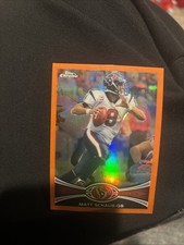 Matt Schaub 2012 Topps Chrome Retail Orange Refractor #34