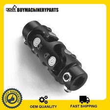 34 Dd X 34 Dd Double Steering Universal U Joint Shaft Coupler Black